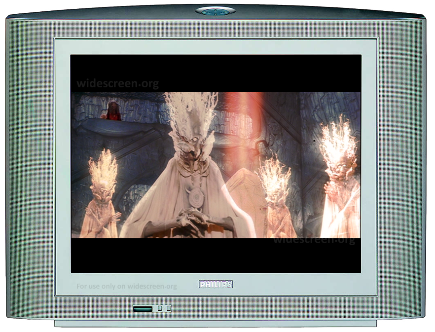 'The Dark Crystal' properly shown on a 4:3 TV