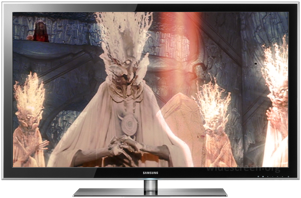 'The Dark Crystal' improperly shown on a 16:9 TV